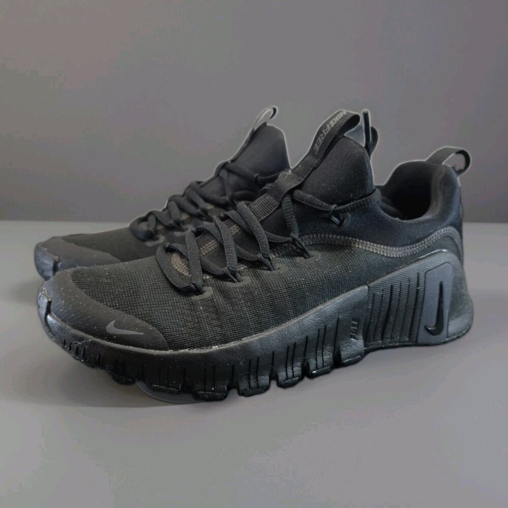 Size 7.5 W Nike Free Metcon 6 Black Anthracite Training Shoes FJ7126-003 - Picture 3 of 5